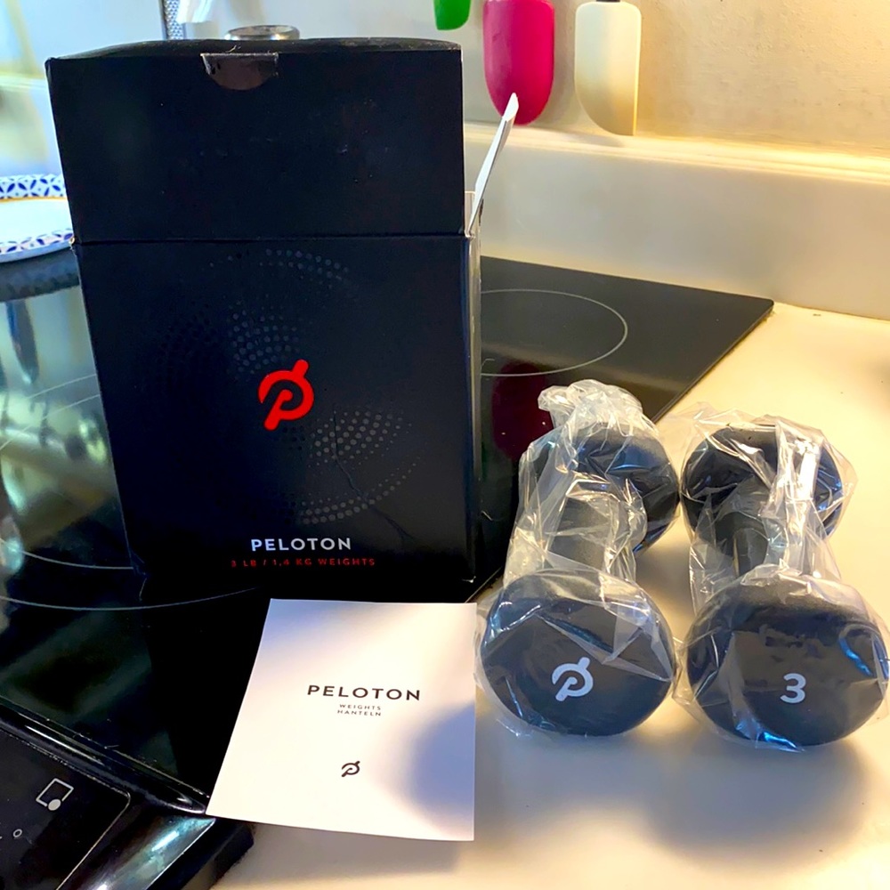 Brand New Set of Peloton 3 Pound Weights
